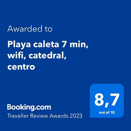 Playa Caleta 7 Min, Wifi, Catedral, Centro 아파트 카디스